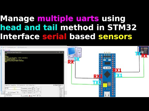 Manage multiple uarts in STM32 || Head and Tail || circular buffer || serial devices
