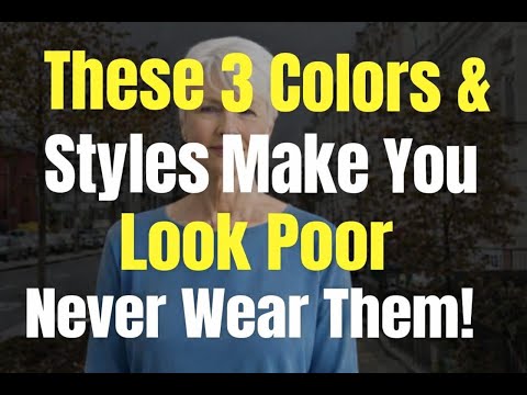 Stop Wearing These 3 Colors & Styles After 60 (They Instantly Age You)
