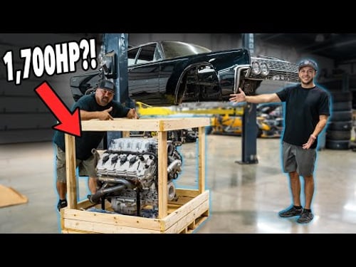 INSANE Ford Performance Engine Swap Going Into Our Widebody Lincoln Continental!