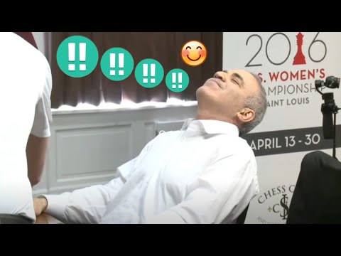 GARRY KASPAROV VS FABIANO CARUANA || World Blitz Chess