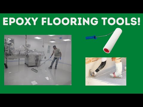 The Tools Needed to Apply an Epoxy Floor - Full list