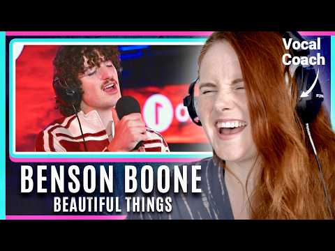 Most Powerful Pop Voice?! 😱 | Vocal Coach Analyses Benson Boone – Beautiful Things (Live Lounge)