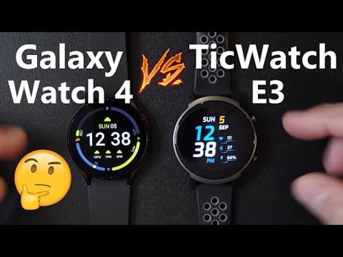 NO HYPE! Galaxy Watch 4 vs TicWatch E3 Is Wear OS 3 really THAT much better?!? *UNSPONSORED*