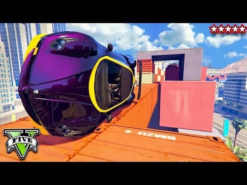 GTA 5 THE ULTIMATE IMPOSSIBLE RACES - GTA V Funny Moments & FAILS