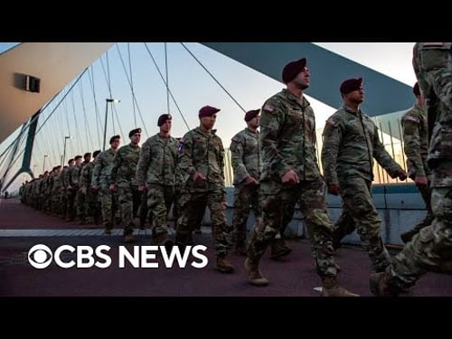 What is the 82nd Airborne Division and how could it be utilized in the Middle East?