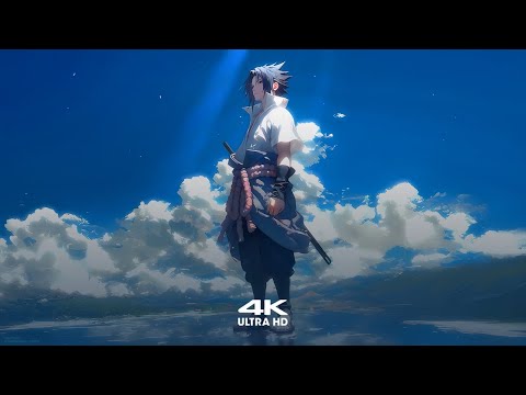 Sasuke Uchiha | 4K Ultra HD Live Wallpaper π | Stand Alone in the Blue Sky β‘