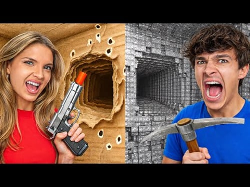 Escaping 100 Layers Of Cardboard Vs Lego Prison!