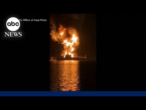 1 dead, 38 rescued after two tankers struck in Iraqi waters