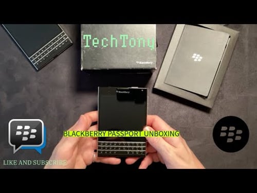 Unboxing a Blackberry Passport in 2025. Definitely still useful!!