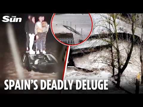 Thousands evacuated as DEADLY STORM sweeps Spain and Portugal