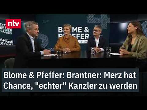 Brantner: Merz hat Chance, "echter" Kanzler zu werden - Polit-Talk Blome & Pfeffer | ntv