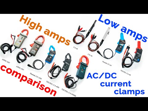 Comparison of current transducers for automotive diagnostics