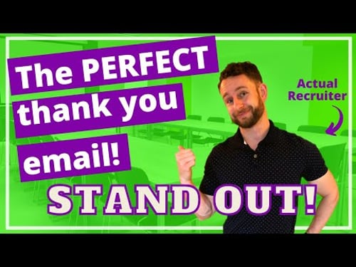 How to Write the Perfect Thank You Email After an Interview - (Steps for a perfect thank you email)
