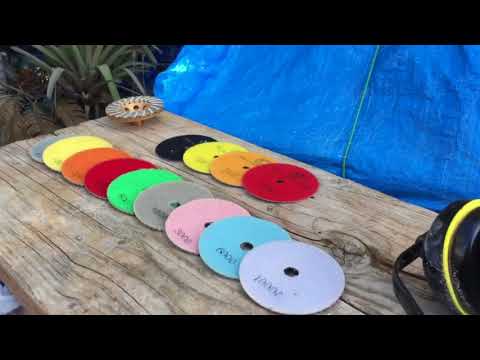 Polishing Rocks with Hand Held Polisher/Sander - PART 3 - A Fresh Look !