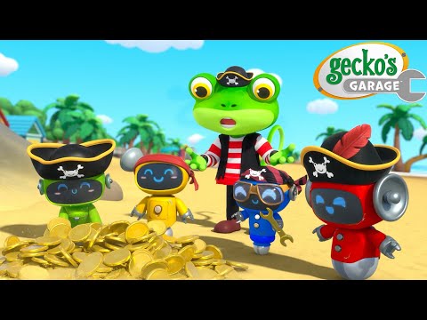 Find The Hidden Treasure | Gecko's Garage | Cartoons For Kids | Toddler Fun Learning