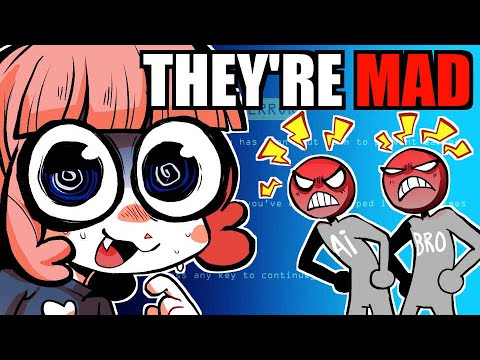 THE AI 'ARTISTS' ARE MAD AT ME