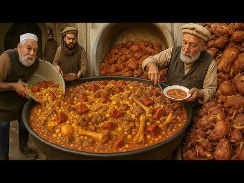 Afghan Most famous KABULI PULAO | 500 Unique Pulao | street food Afghanistan