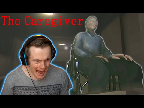 Grandpa Horror Game with A TERRIFYING Ending | The Caregiver - Chilla's art