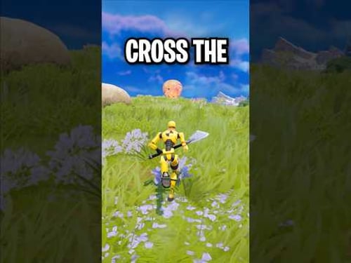 Can you cross the Fortnite island in a straight line?
