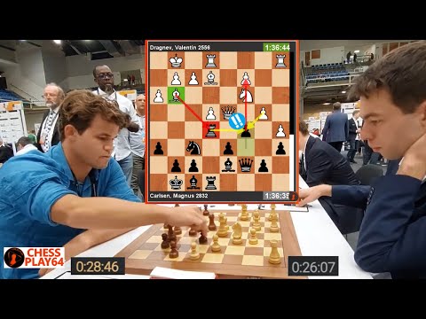 🎦 Carlsen's Brilliant Exchange Sacrifice | Dragnev vs Magnus Carlsen | Olympiad 2024