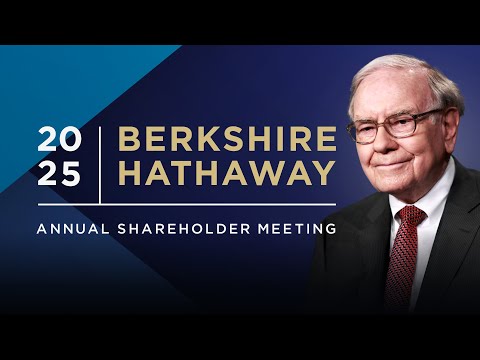 Warren Buffett presides over the 2025 Berkshire Hathaway annual shareholder meeting — 5/3/25