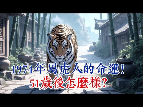 生肖虎:1974年屬虎人的命運!51歲後怎麼樣?