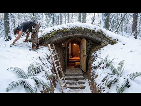 Building an Amazing Underground Den Deep in the Wild | Full Process