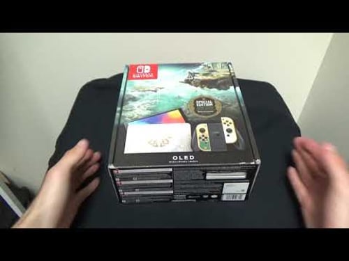 Nintendo Switch OLED Zelda Tears of The Kingdom Unboxing feat. My Girlfriend