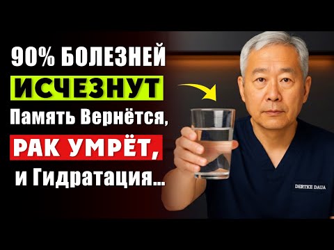 Самый старший японский врач: Просто пейте воду вот так — и вы проживёте до 100 лет