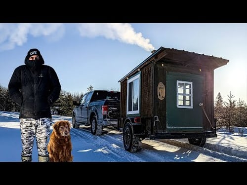 Stranded in DANGEROUS COLD in our Cabin on Wheels! (-31ºF)