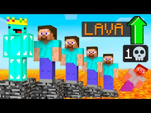Minecraft But, Every Time A Player Dies Lava Rises...