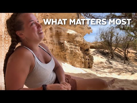 What truly matters most? Personal chat at the beachβ¦ Iβm living with so much more peace & joy now π