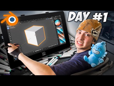 I Learned 3D MODELLING in 1 WEEK... 👀🎨 (Blender)