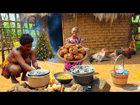 Most Healthier Christmas🎄Preparation with African Village Mum|NO Oven Scones🥞 Turns Delicious😋
