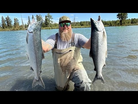 Salmon Fishing in the Kenai River Alaska! Catch Clean Cook