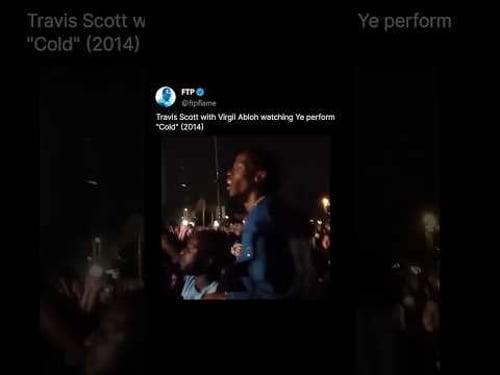 They're reacting the way I would #KanyeWest #TravisScott #VirgilAbloh