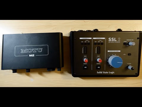 MOTU M2 VS Solid State SSL2