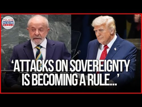WATCH: Lula Tears Into Trump Over Sanctions, Gaza Genocide, Palestine Veto