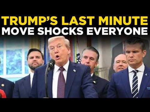 TRUMP LIVE: Trump’s Last-Minute Move Shocks The Entire Nation | US News LIVE | IRAN NEWS