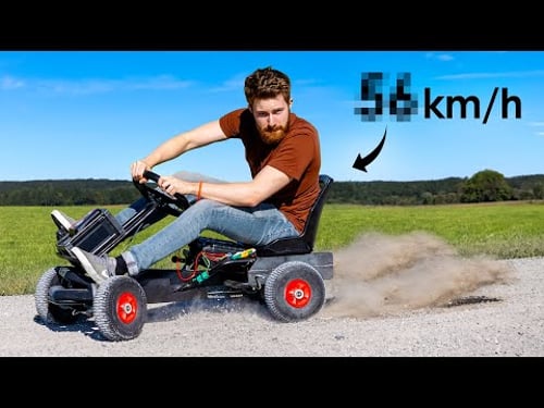 Dieses Kettkar ist zu krass für die Straße! (8000 Watt e-Motor)