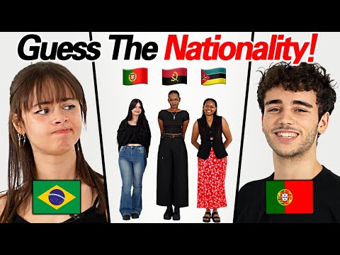 Brazilian and Portuguese Guess Portuguese Speakers' Nationality! | How Different The Accents?