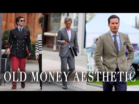 Old Money Aesthetic Menās Street Style: Timeless Elegance from London, Paris, and Milan