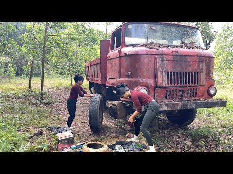 The genius girl has finished customizing the IFA car she just bought.