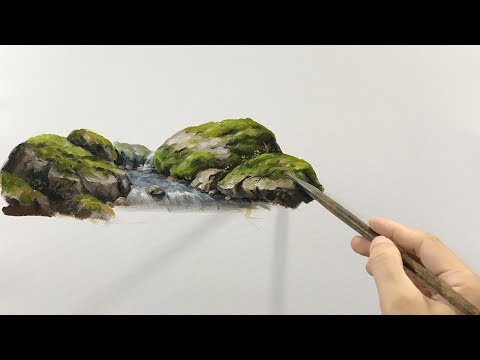 Paint Basic Rocks by Stream