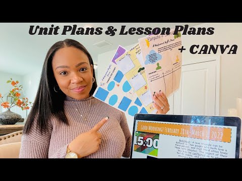 Lesson Plan With Me + Canva || High School English Teacher