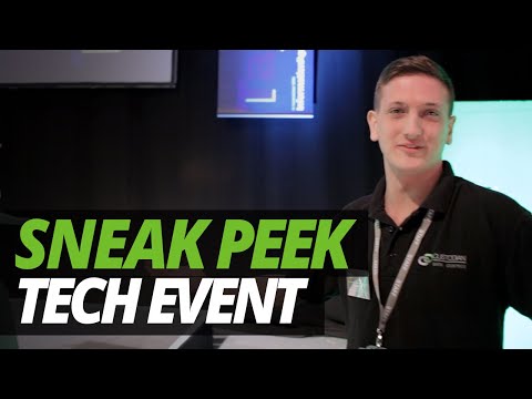 A SNEAK PEEK at our TECH EVENT!