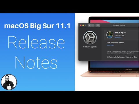 Big Sur 11.1 Release Notes - What's New, Fixes, Security, Developer Info, What's New for Enterprise