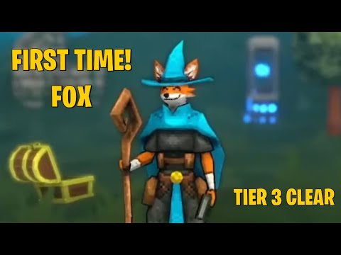 Megabonk Beginner Fox Clears Bark Vader – Tier 3 Run (1st Time!)