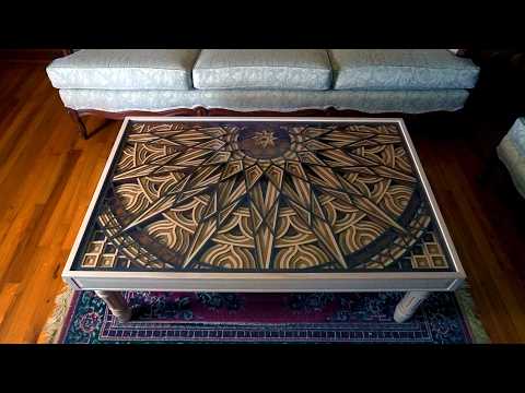 Building a Fine Coffee Table using my CNC Router and Monport Laser Cutter!