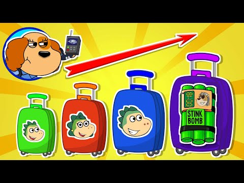 🧳Inspector Woof and the Suitcase Chase!😲 Can He Save the Airport? Stories for Kids by Fire Spike